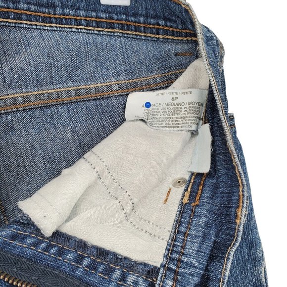 Gloria Vanderbilt Jeans Women's 5-Pocket Straight Leg Blue 8P - Picture 6 of 11